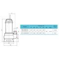 rudes DRF1100F MIXER — габаритні розміри