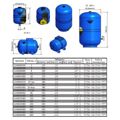 Zilmet HYDRO-PLUS E 24 л (11E0002416) — схема, графік або розміри