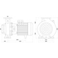 SAER IR 50-160B — схема, графік або розміри