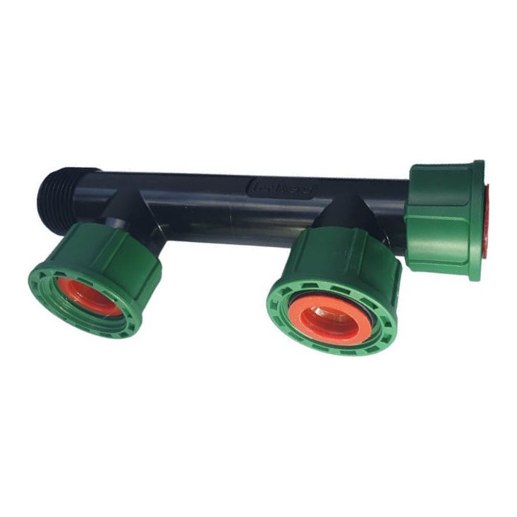 Гребінка клапанна на 2 виходи 1" ВР