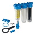 Фільтр HYDRA RAINMASTER TRIO 1" (латунь) + картриджи RAH, FA, LA 45°C 8 bar KIT — фото
