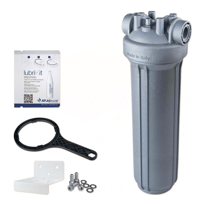 Фільтр-колба антимікробна DP BIG SANIC 1" IN (пластик) 20" 45°C 8 bar KIT