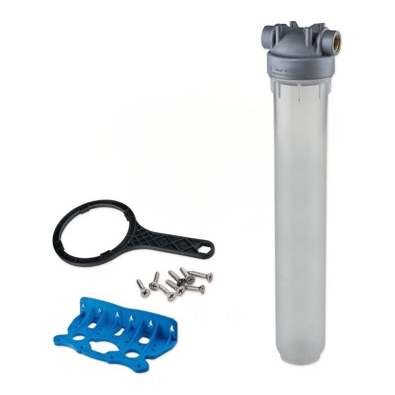 Фільтр-колба антимікробна DP MONO SANIC 1/2" OT (латунь) 20" 45°C 8 bar KIT