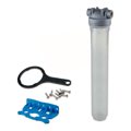 Фільтр-колба антимікробна DP MONO SANIC 1/2" OT (латунь) 20" 45°C 8 bar KIT — фото