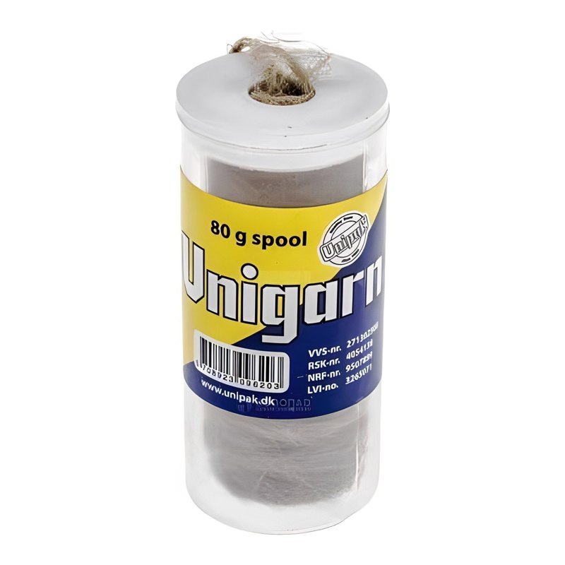 Льон сантехнический Unigarn 80 г (катушка в тубусе)