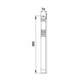 Grundfos SQ 2-55 — габаритне креслення