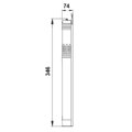 Grundfos SQ 2-85 — габаритне креслення