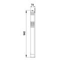Grundfos SQE 3-105 — габаритне креслення