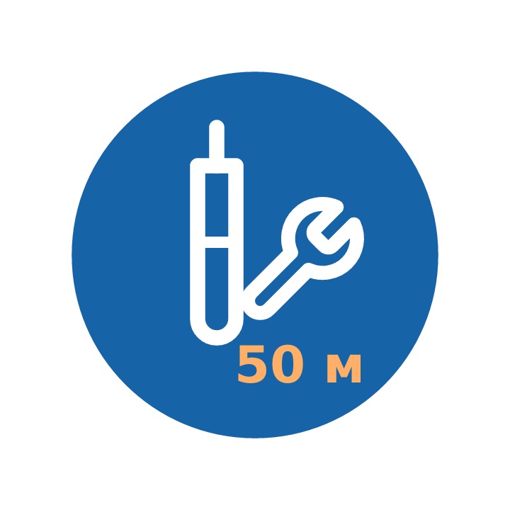 Монтаж занурювального насоса Grundfos SQ до 50 метрів