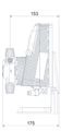 Aqua HC151+ MF M70 100-240V PVDF-CE-VT — габаритне креслення