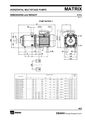 Ebara MATRIX/I 3-7T/1.3 — габаритне креслення
