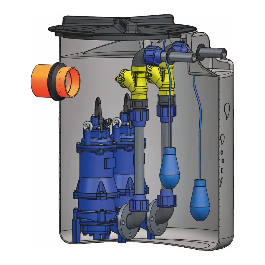 Каналізаційна станція DRAINBOX 400 - ECOTRI 200-T