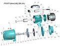 LEO Відцентровий самовсмоктувальний насос 1,1 кВт AJm110L (775377) — фото 2
