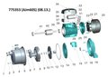 LEO Відцентровий самовсмоктувальний насос 0,75 кВт нерж. AJm75S (775354) — фото 3
