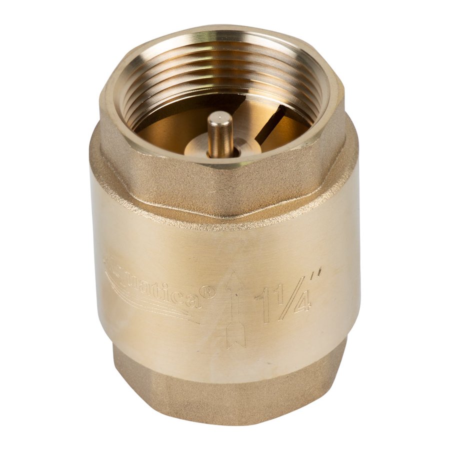 Обратный клапан 1 1/4" внутр. x 1 1/4" внутр., латунь, Euro (779656)
