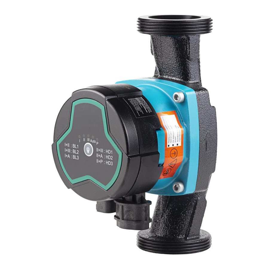 Насос циркуляційний енергозберігаючий 5-90Вт Hmax 8м Qmax 73л/хв діам. 2" 180мм + гайки діам. 11/4" GPA32-8/180 III