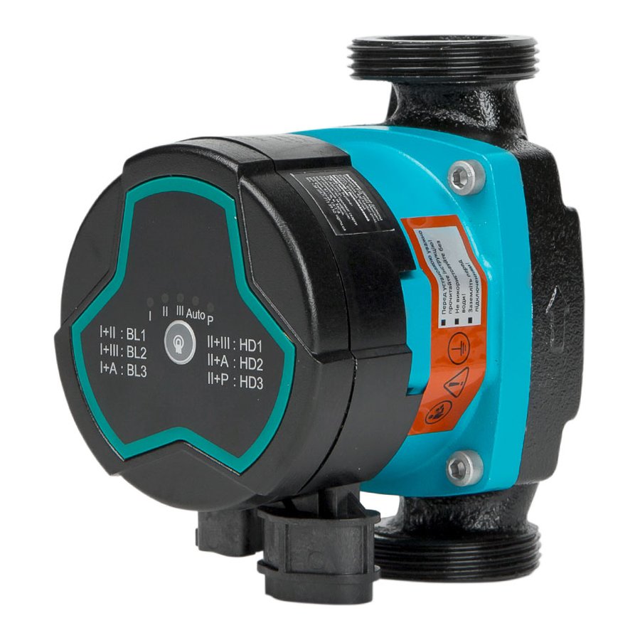 Насос циркуляційний енергозберігаючий 5-25Вт Hmax 4м Qmax 47л/хв діам. 11/2" 130мм + гайки діам. 1" GPA25-4/130 III