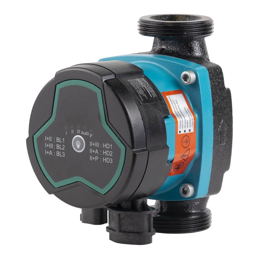 Насос циркуляційний енергозберігаючий 5-60Вт Hmax 8м Qmax 63л/хв діам. 11/2" 130мм + гайки діам. 1" GPA25-8/130 III