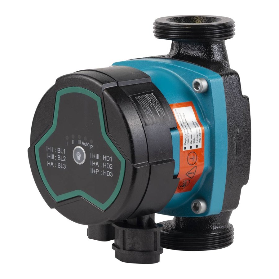 Насос циркуляційний енергозберігаючий 5-39Вт Hmax 6м Qmax 53л/хв діам. 11/2" 130мм + гайки діам. 1" GPA25-6/130 III