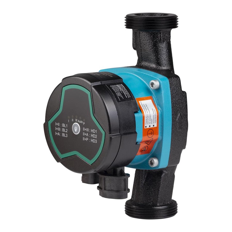 Насос циркуляційний енергозберігаючий 5-60Вт Hmax 8м Qmax 63л/хв діам. 11/2" 180мм + гайки діам. 1" GPA25-8/180 III