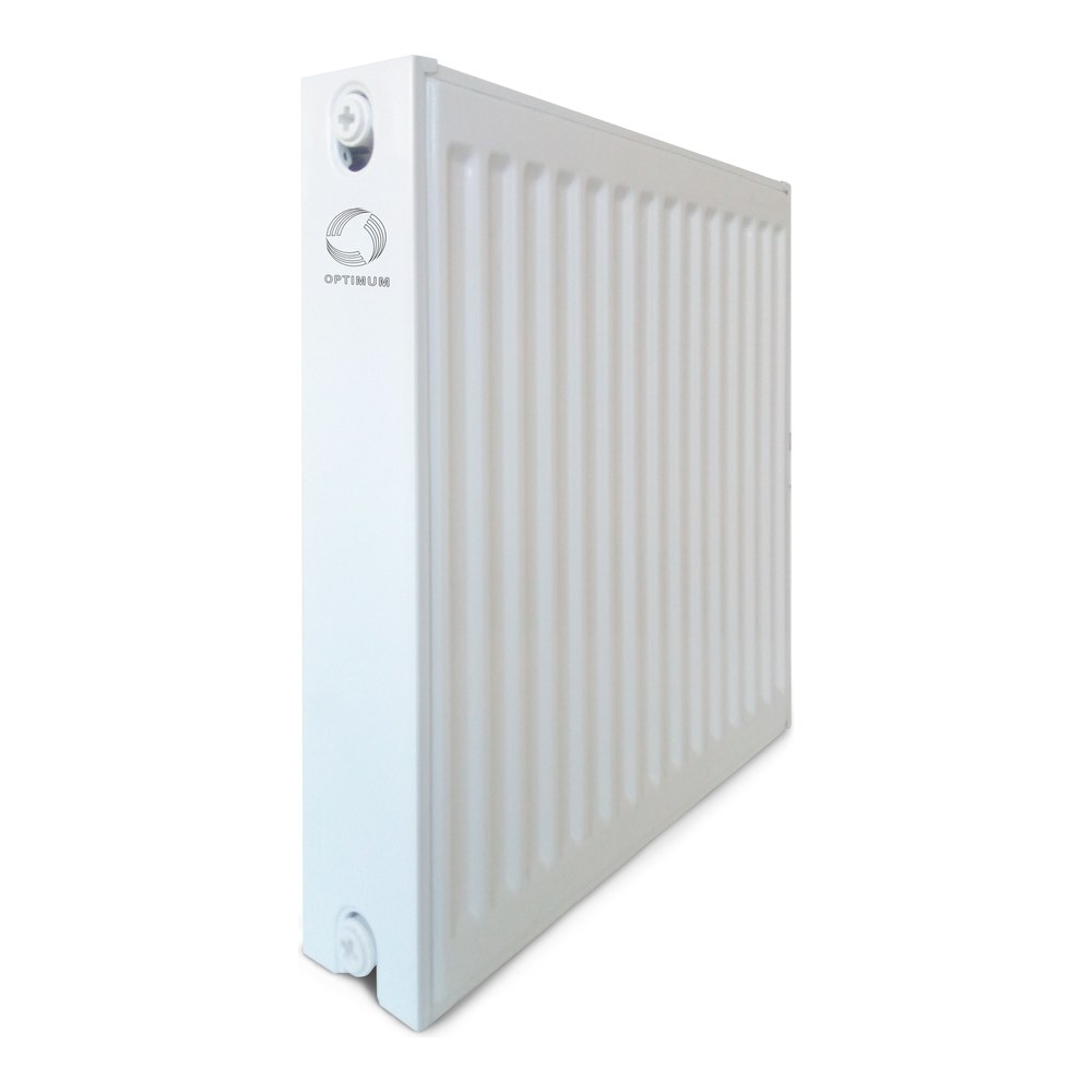 Радиатор стальной 22/500x2000, нижнее (справа) и боковое подключение, под клапан OUTER
