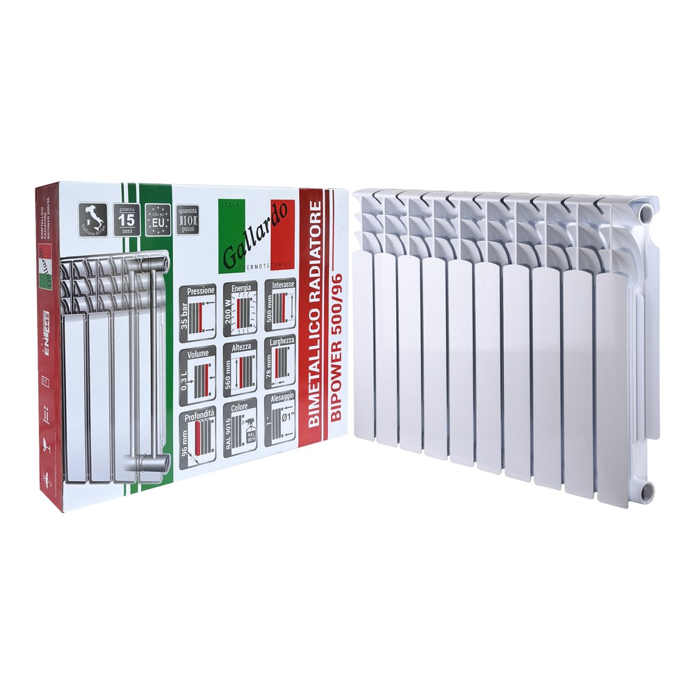 Радиатор биметаллический BIPOWER 500/96 (секция)