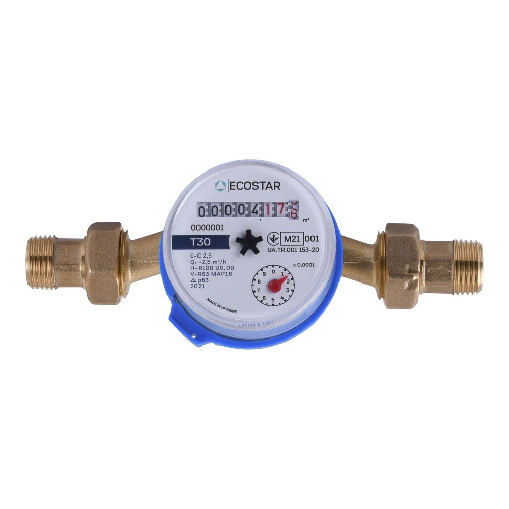 Счетчик холодной воды DN15 1/2" L110 E-C 2,5