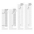 QUEEN THERM Радиатор биметаллический 500/100 VERTICAL/HORIZONTAL (секция)